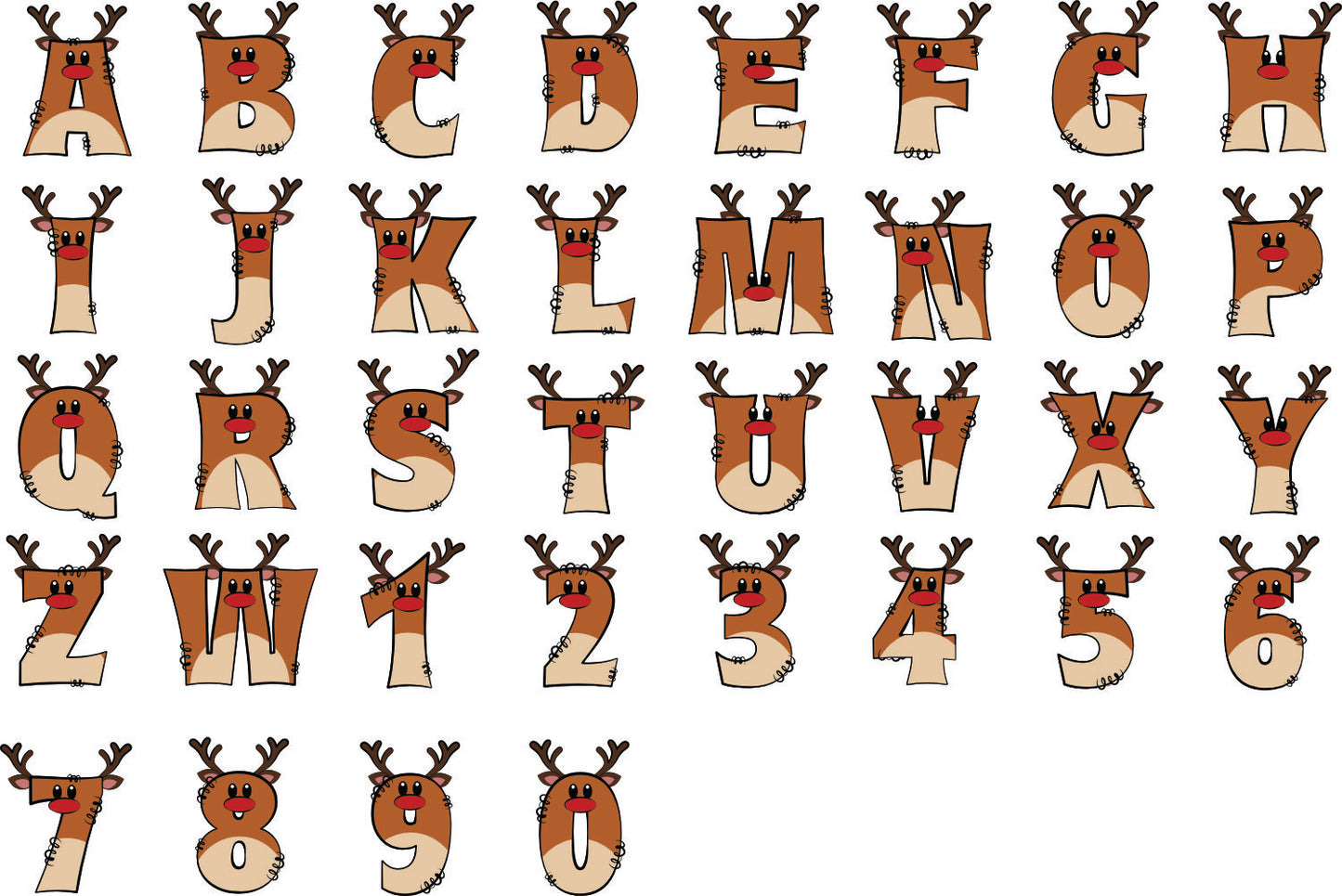 Personalised Pewter Snowflake Ornament | Christmas Deer Letter & Name