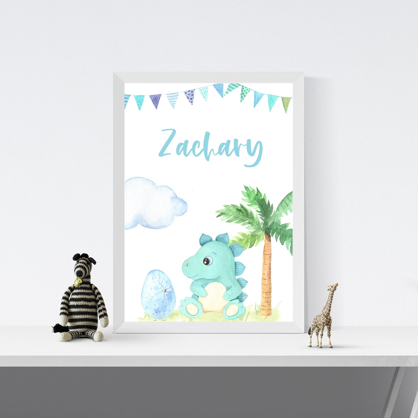 baby dino name print