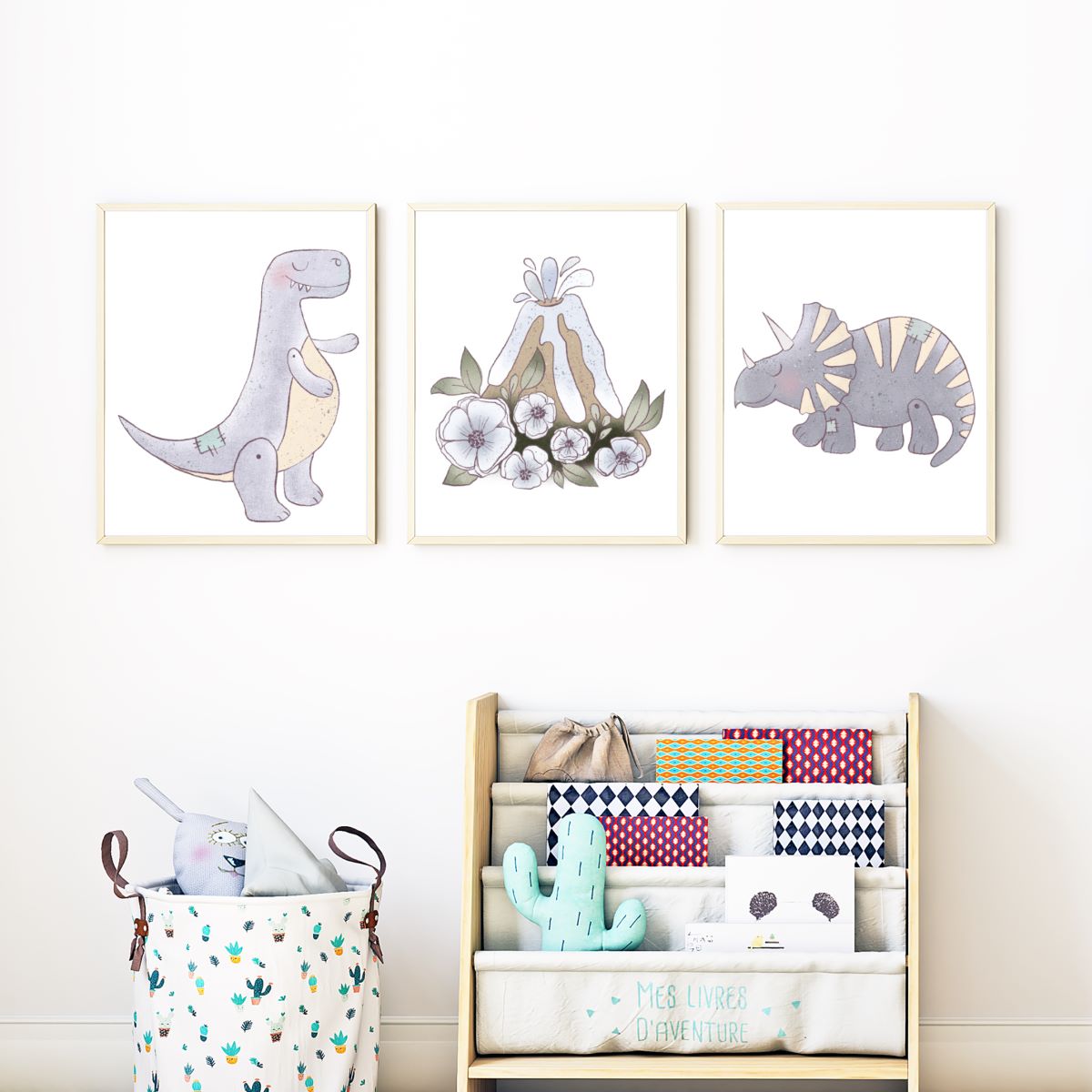 Dinosaur nursery best sale prints