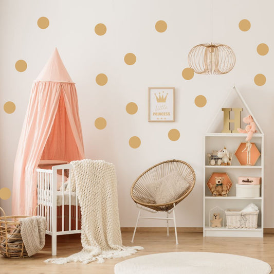 polka dot wall decals large