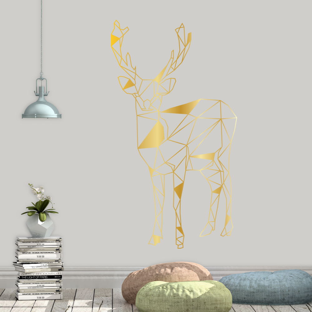 geometric deer wall decals - Snug as a Bug