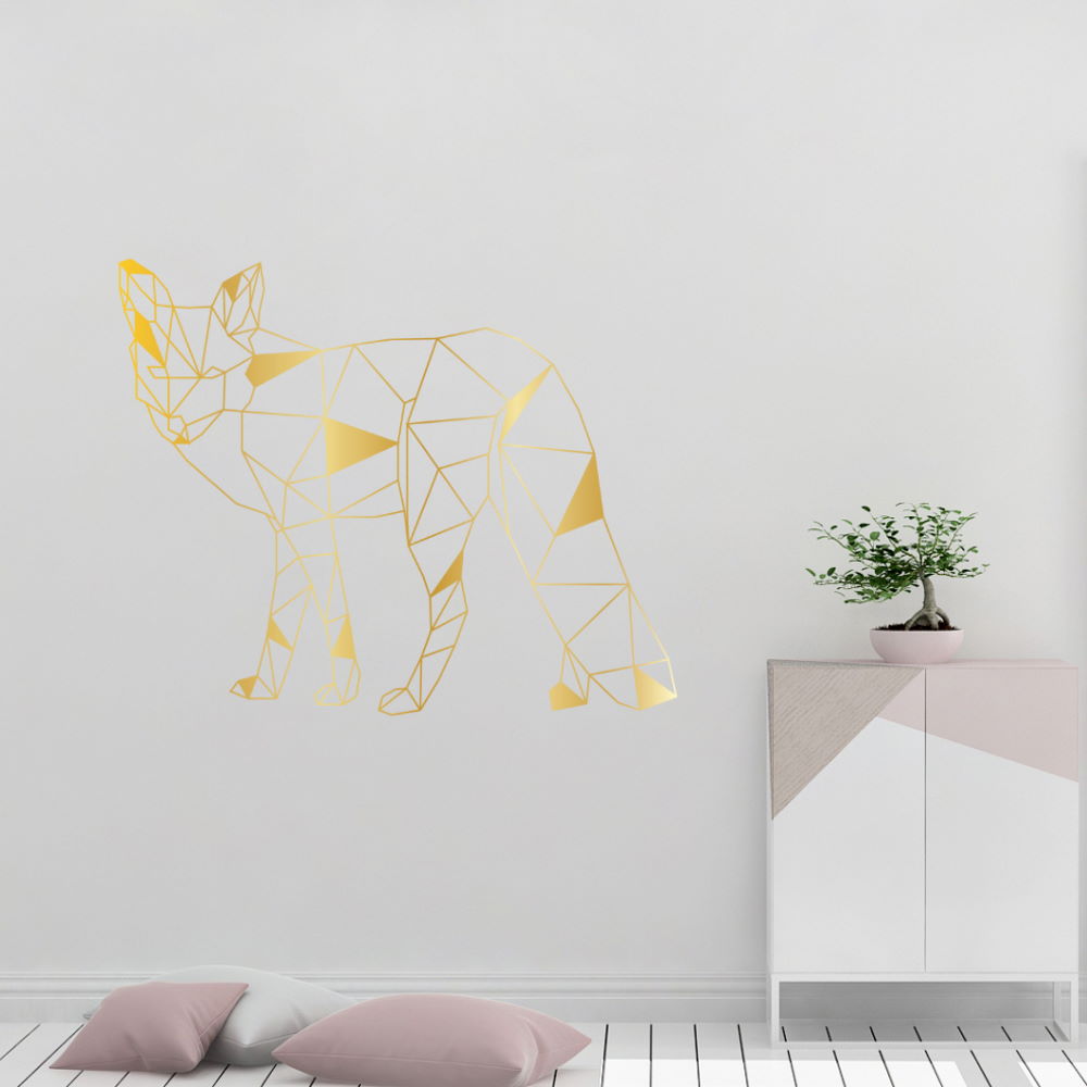geometric fox wall decals - Snug as a Bug