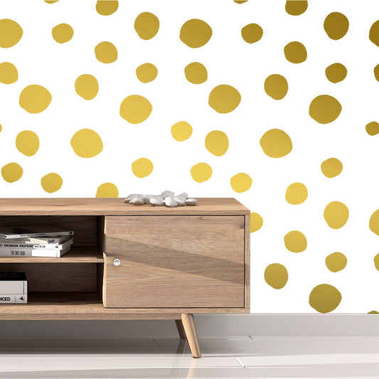 hand drawn dot wall decals