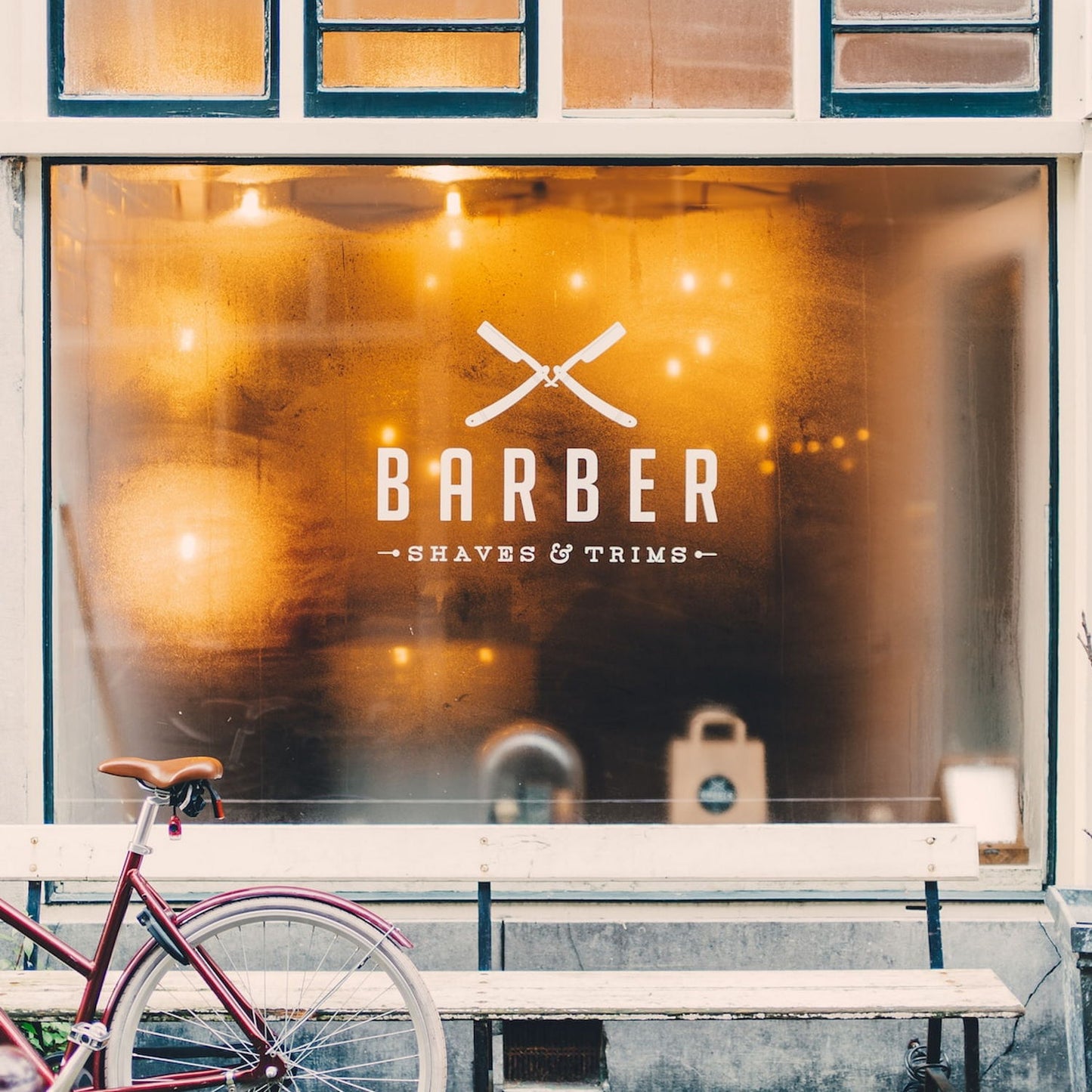 custom business logo window decal