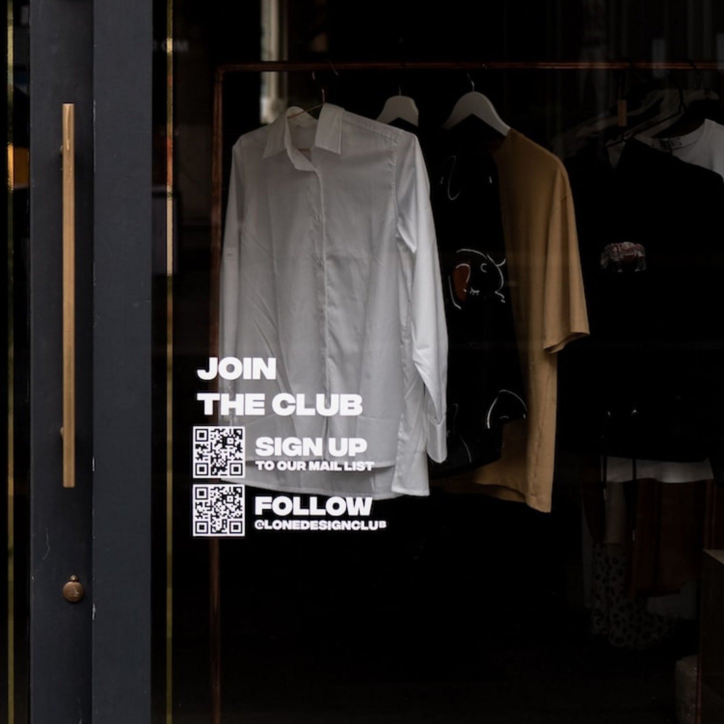 custom business logo window decal