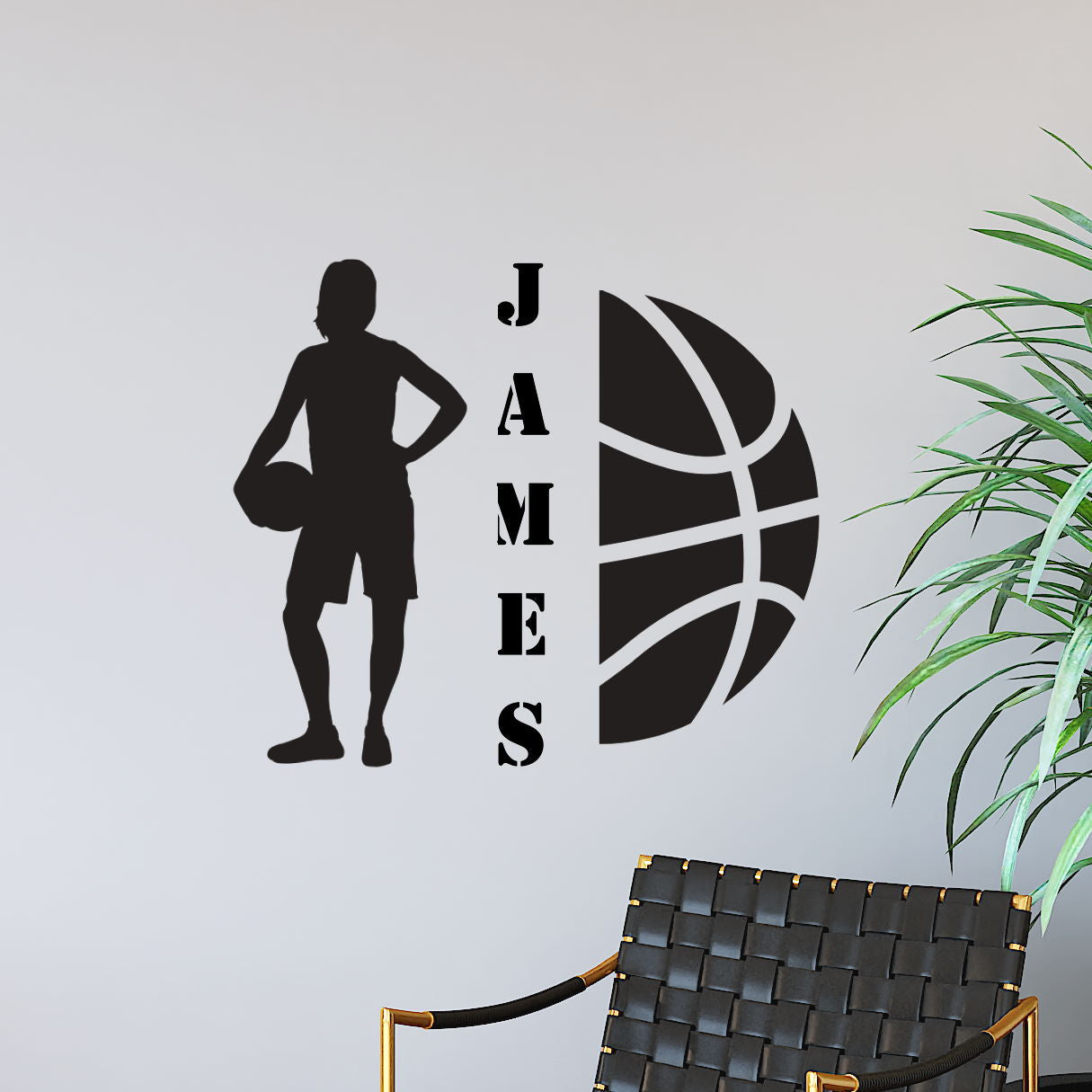 basketball wall decal