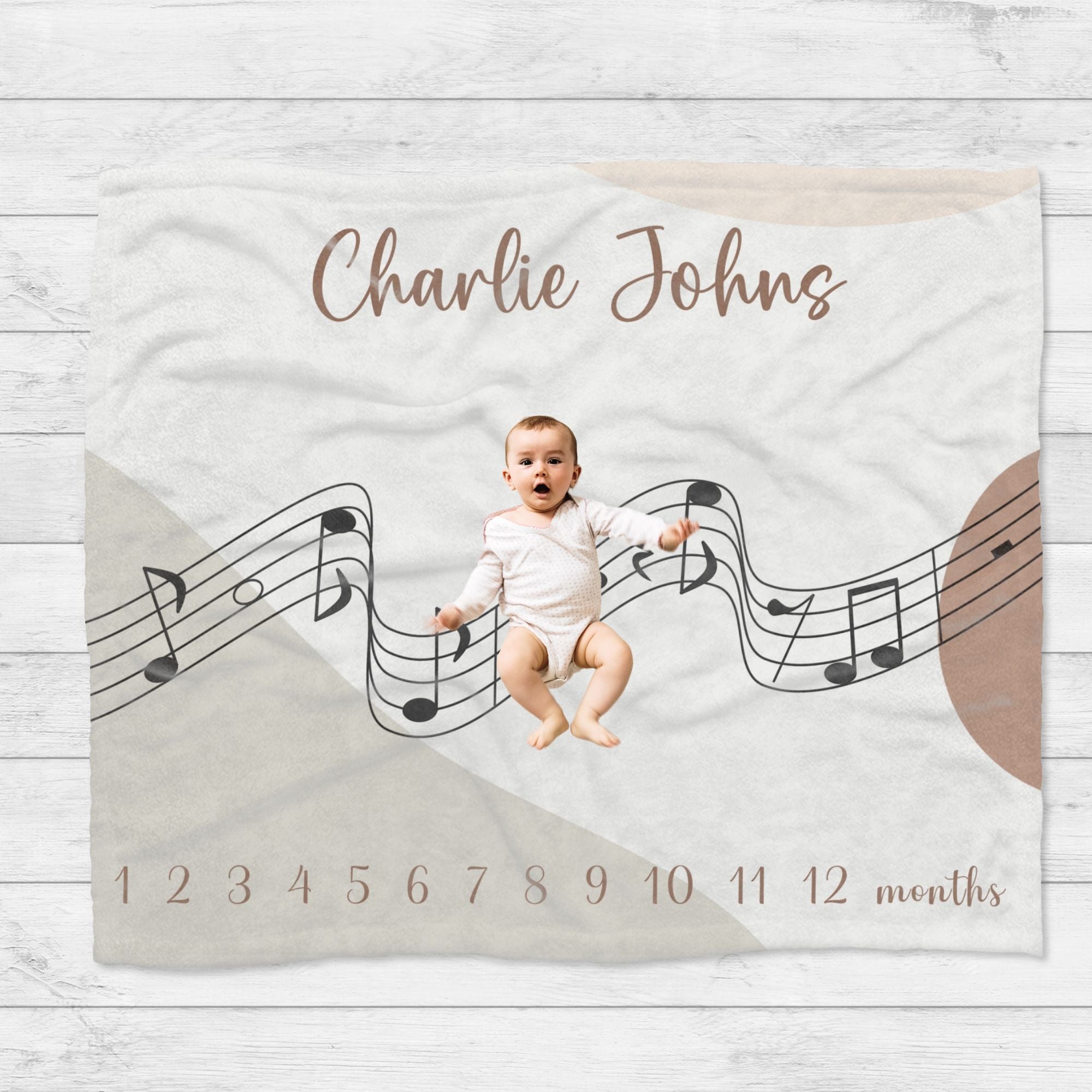 Milestone blanket best sale personalized