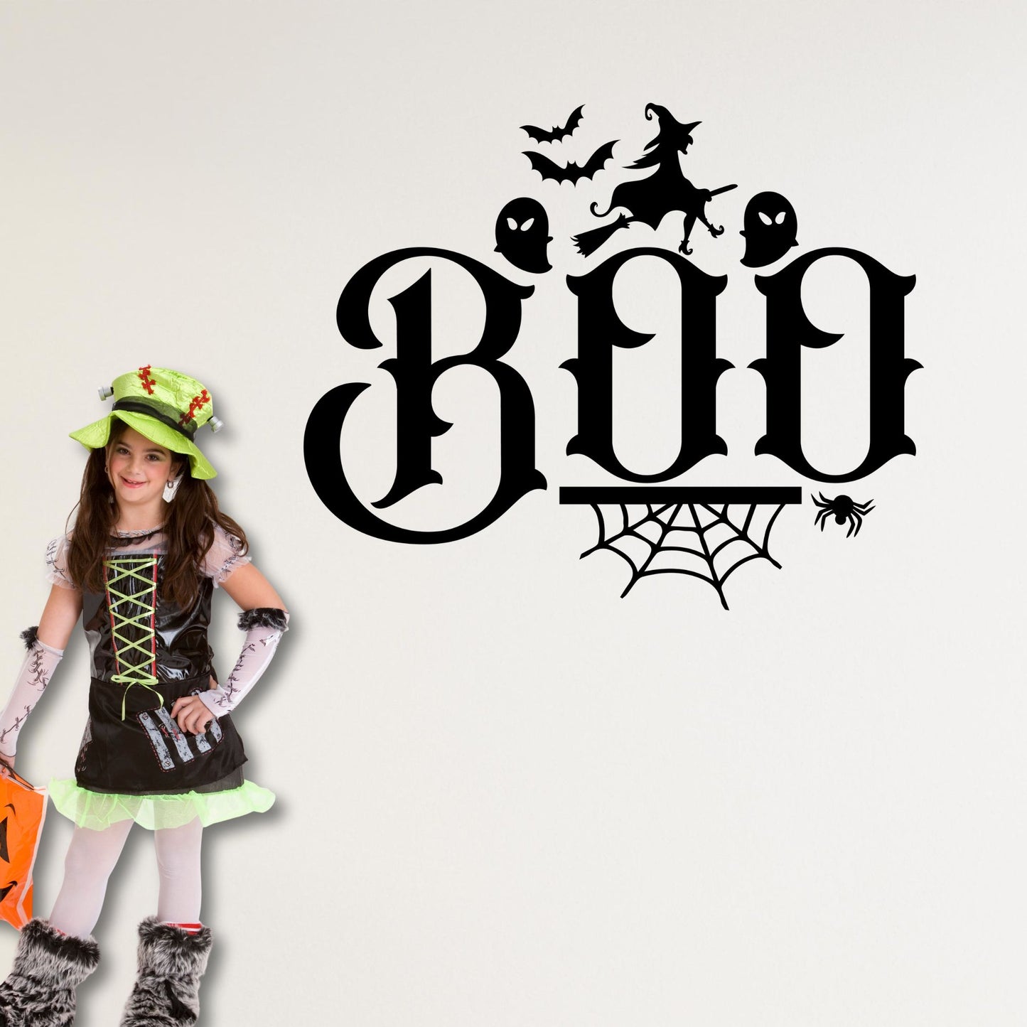 Boo Halloween Wall Decal