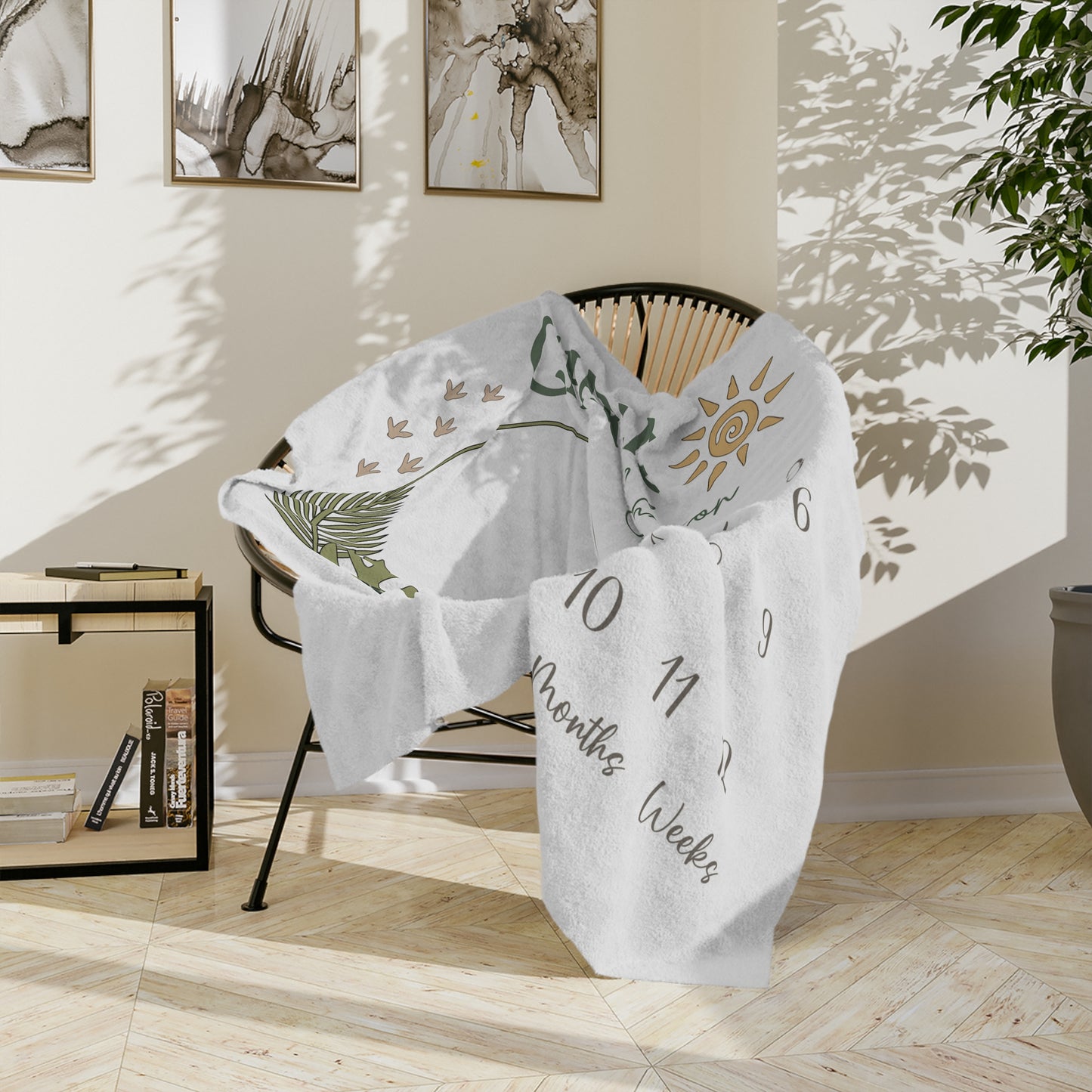 Personalised Dinosaur Millstone Blanket