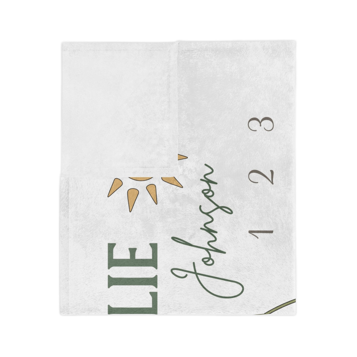 Personalised Dinosaur Millstone Blanket