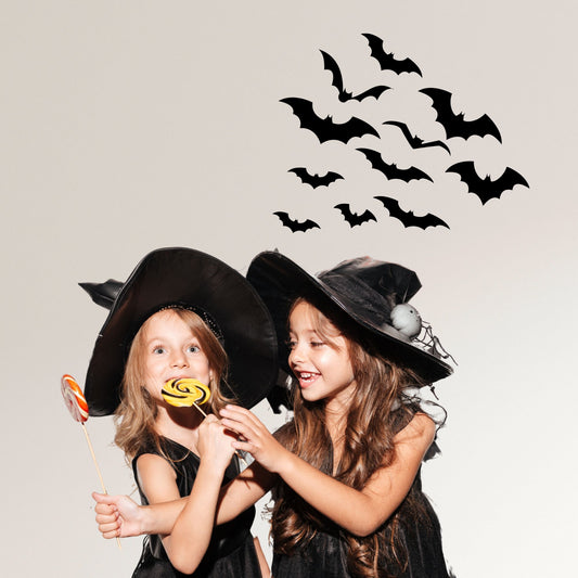 Halloween Bats Wall Decal Set