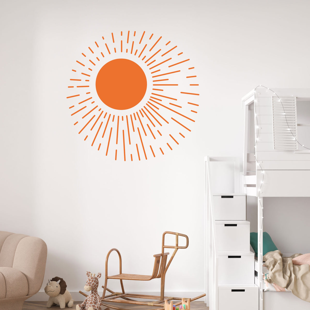 boho sun wall decal – Snug as a Bug