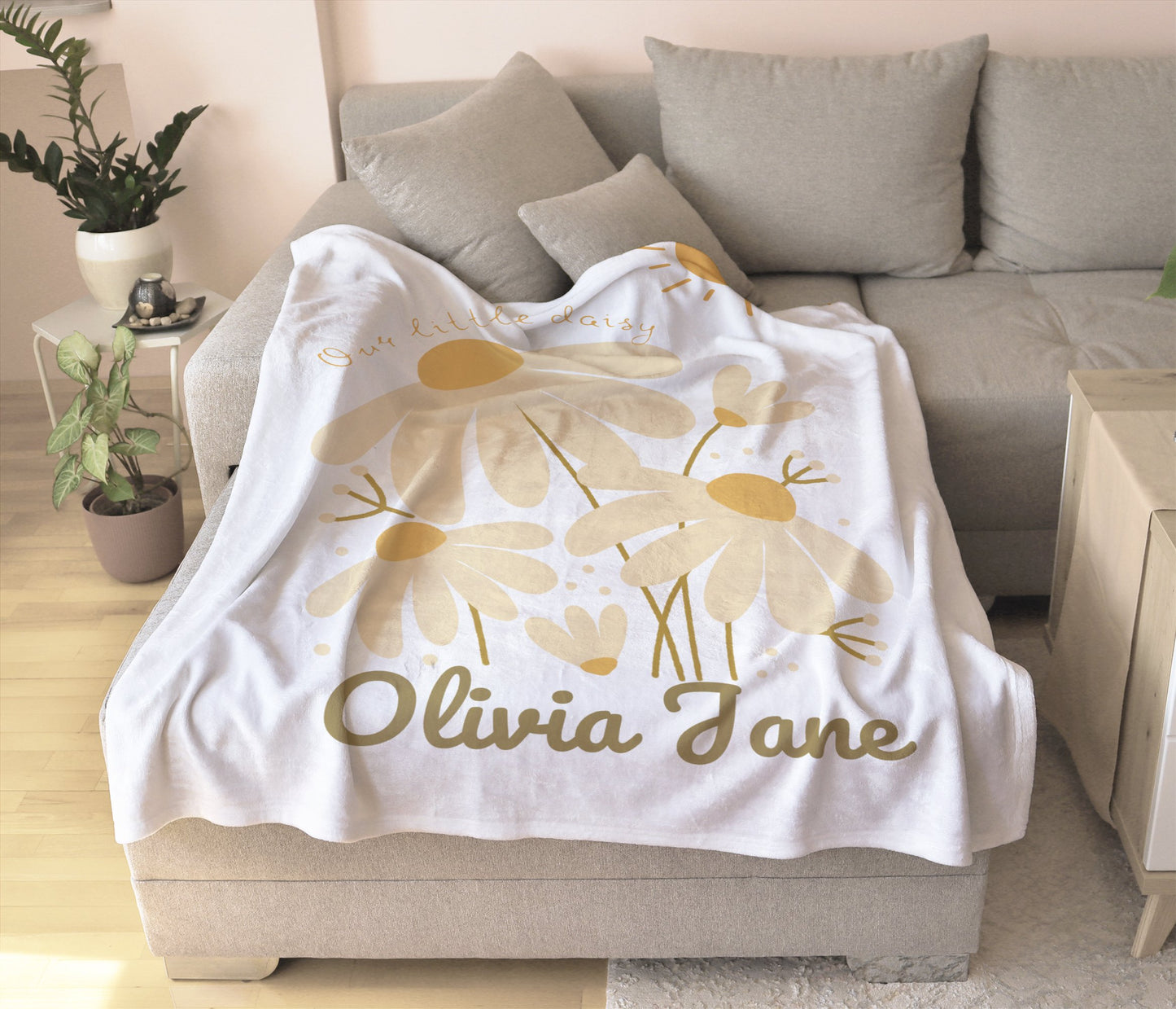 Personalised Daisy Sun Blanket
