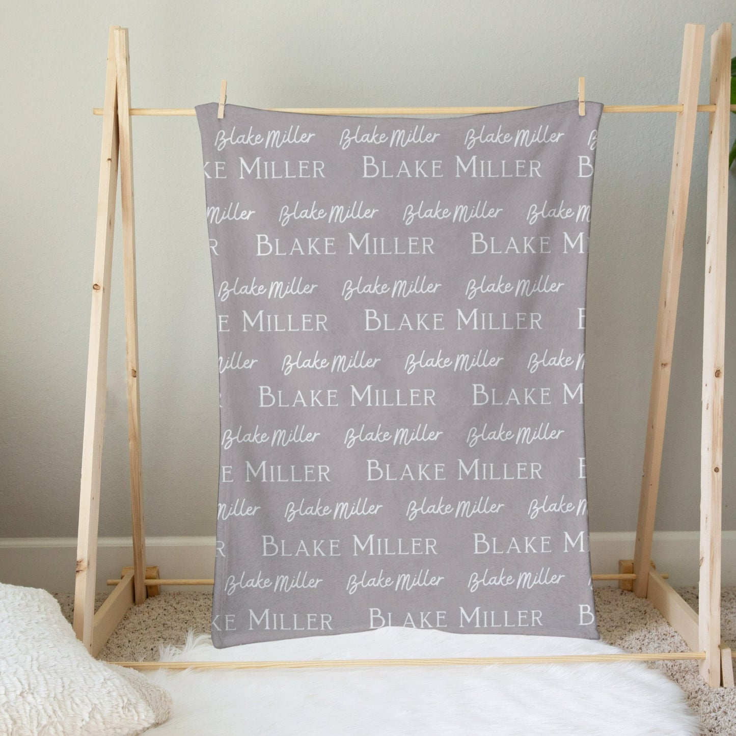 Custom Name Blanket