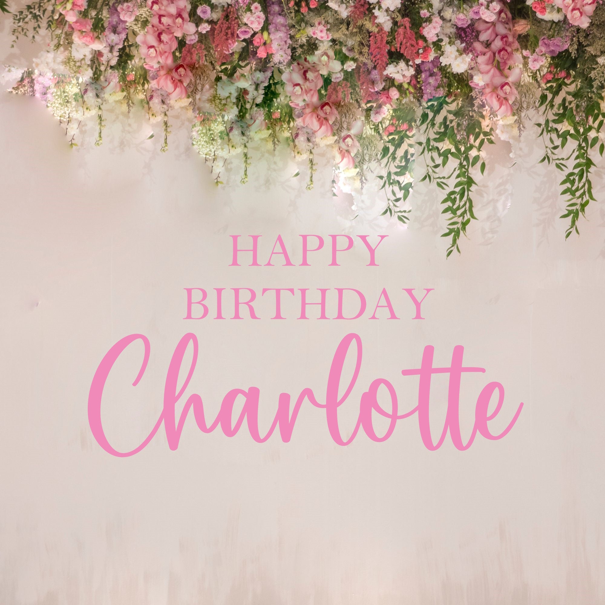 Wooden Happy Birthday Sign - Peel & Stick Party Decal For Walls & Backdrop Decorations