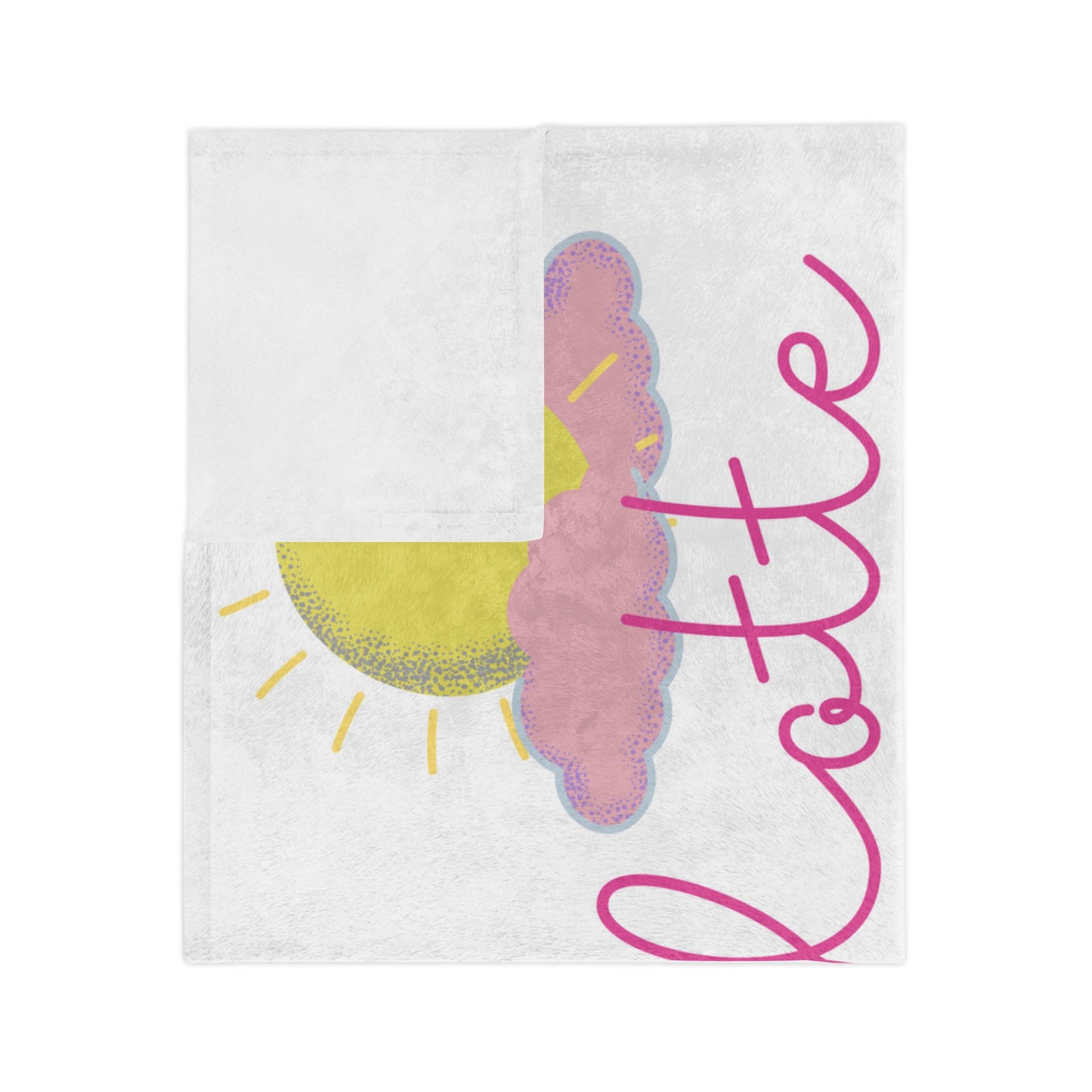 Personalised Beach Holiday Baby Blanket