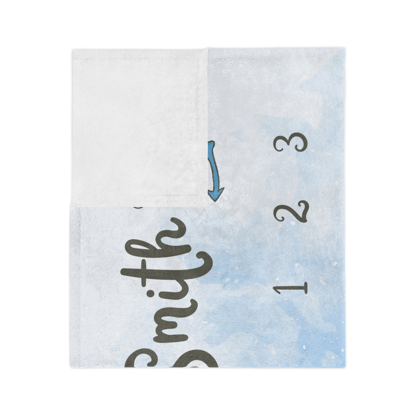 Personalised Nautical Octopus Baby Millstone Blanket