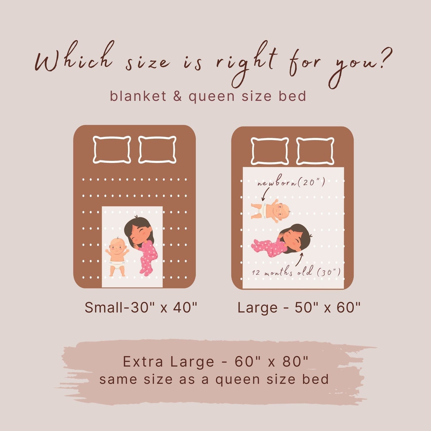 Personalised Name Blanket Heart Font
