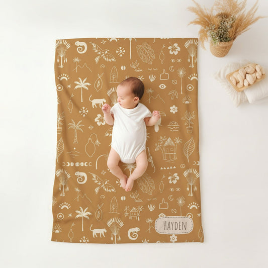 Personalised Jungle Blanket