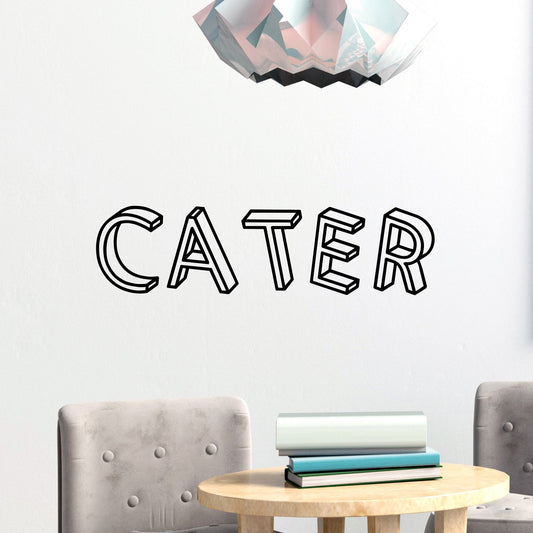 3D custom name decal
