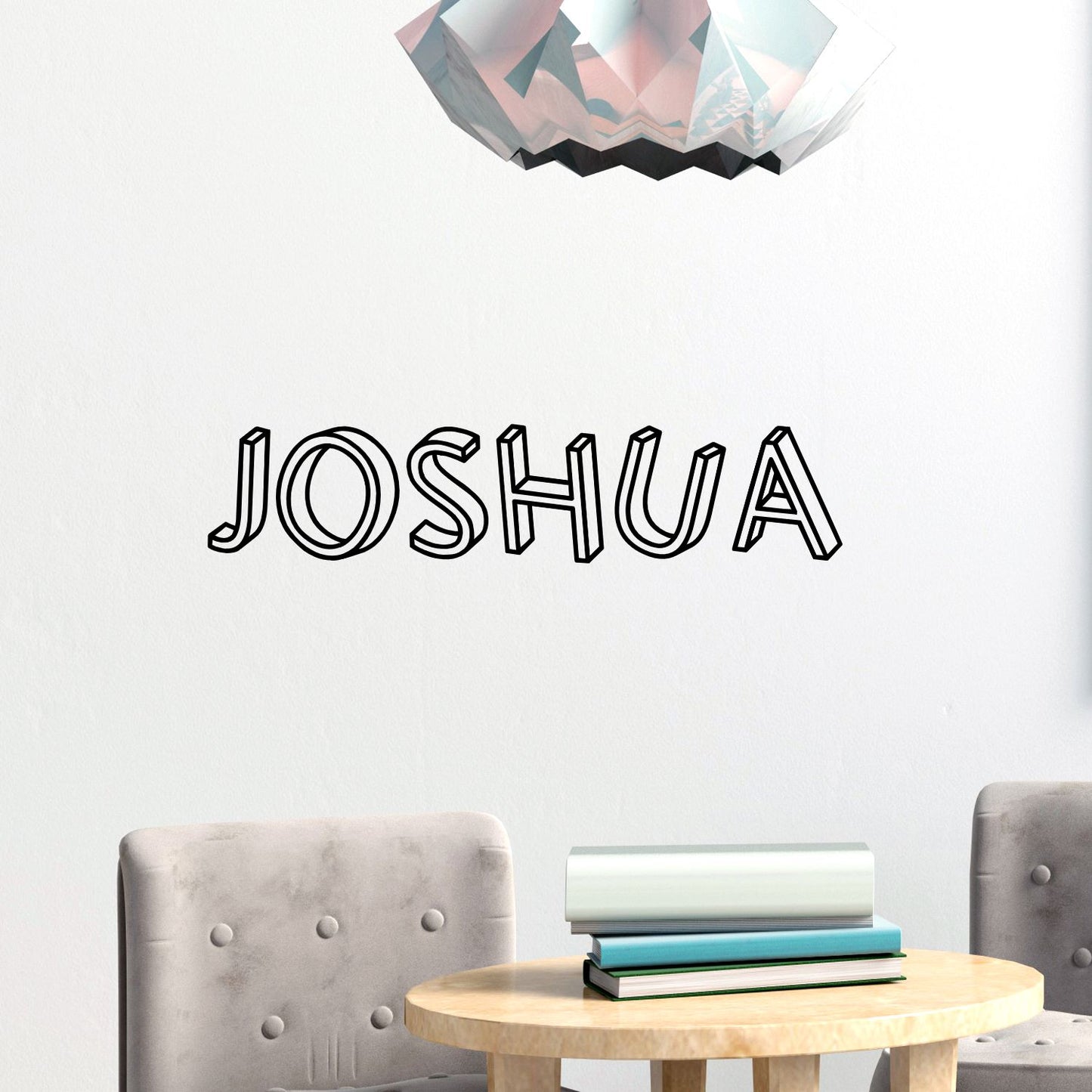 3D custom name decal