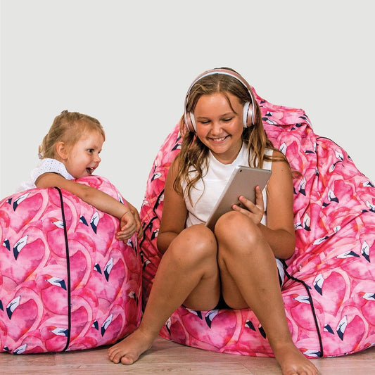 flamingo bean bag cover - small - Snug as a Bug