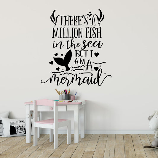  I am a mermaid wall decal