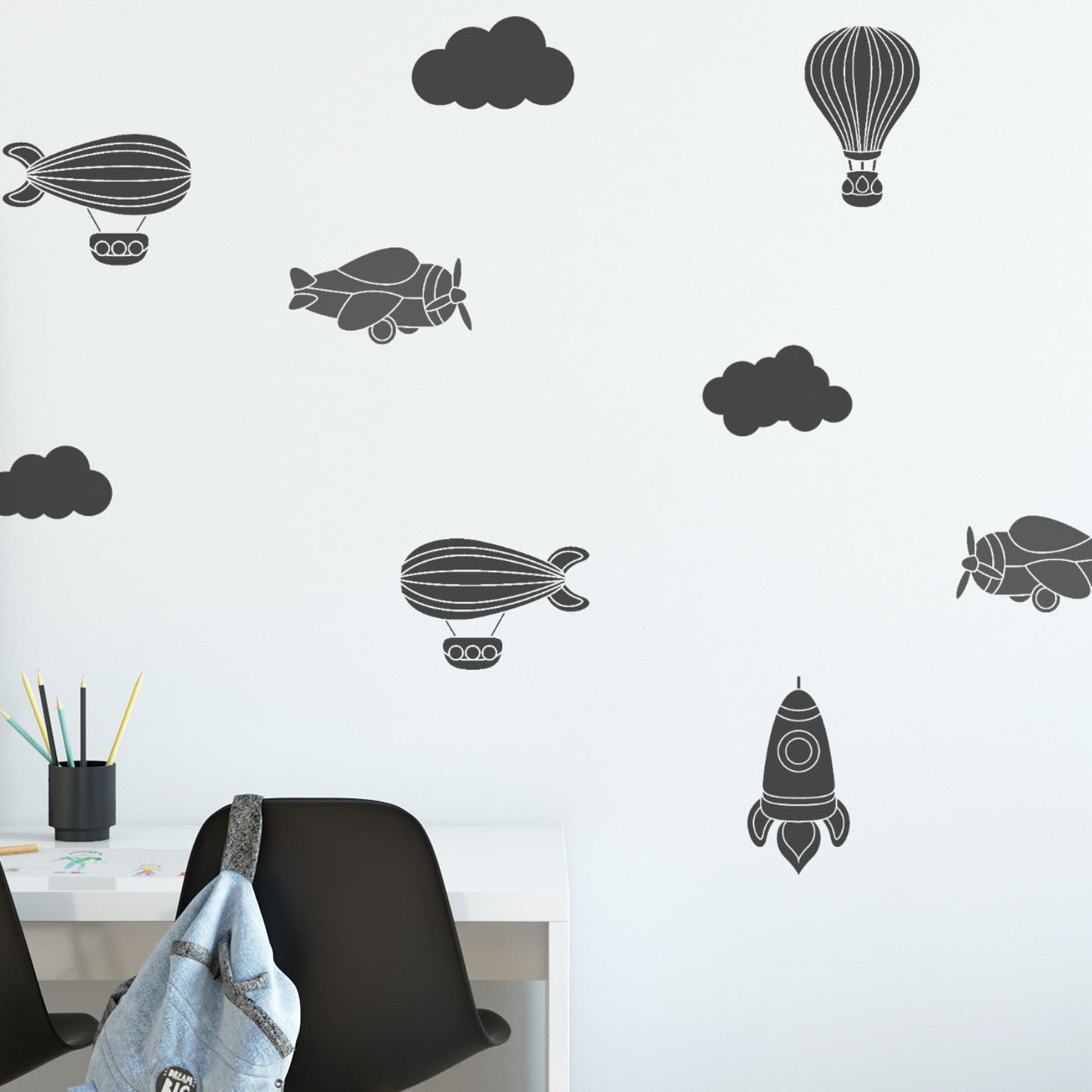 air transport nursery wall decals