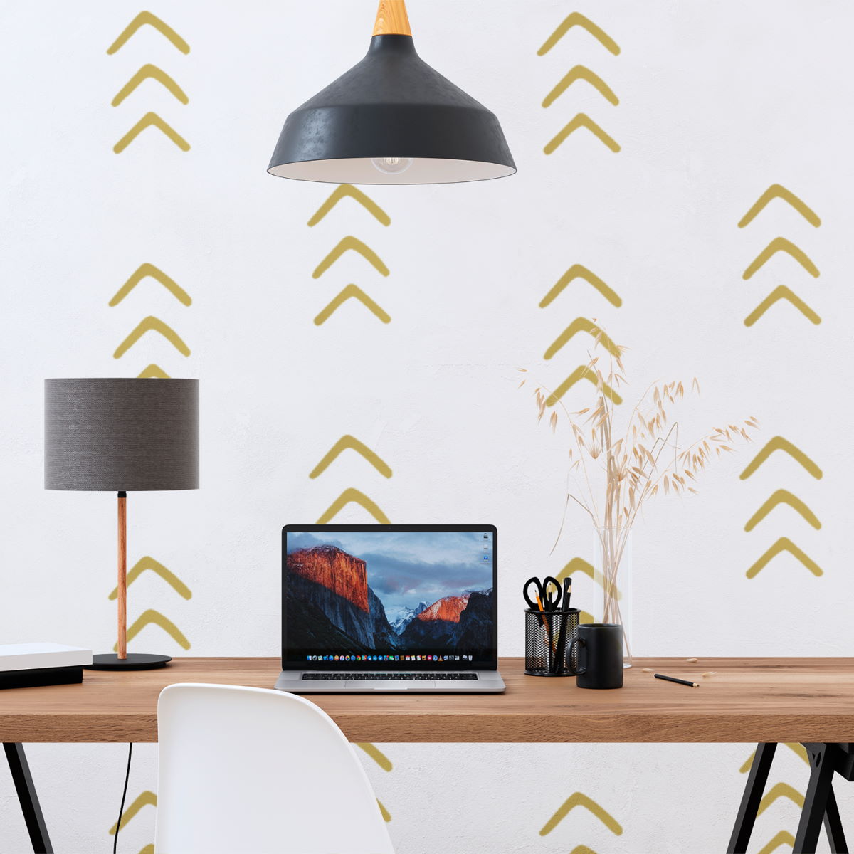 arrow wall decals gold