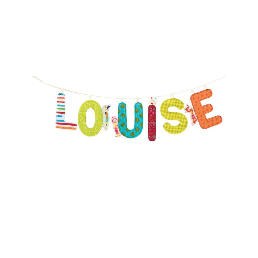Fabric Alphabet letter by Lilliputiens