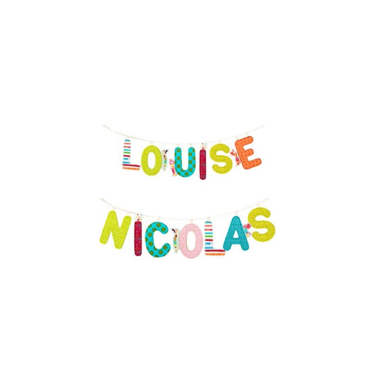 Fabric Alphabet letter by Lilliputiens