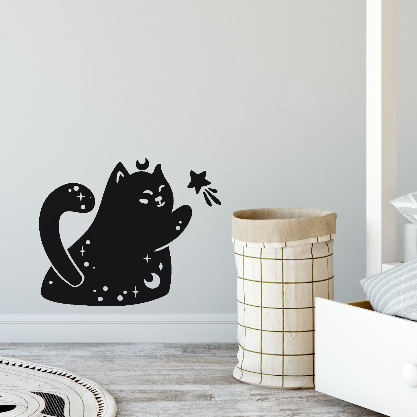 cat star decal