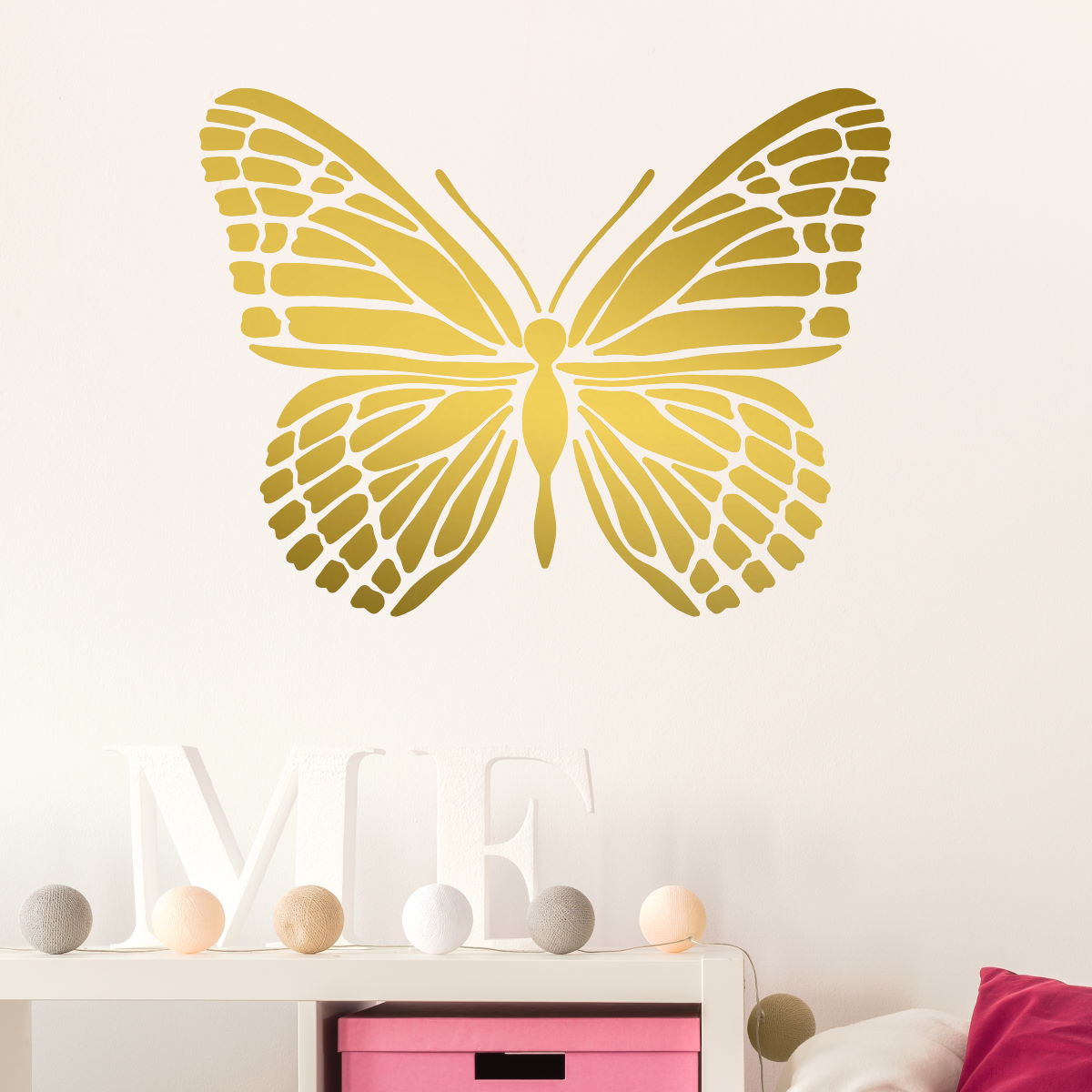 large butterfly wall decal