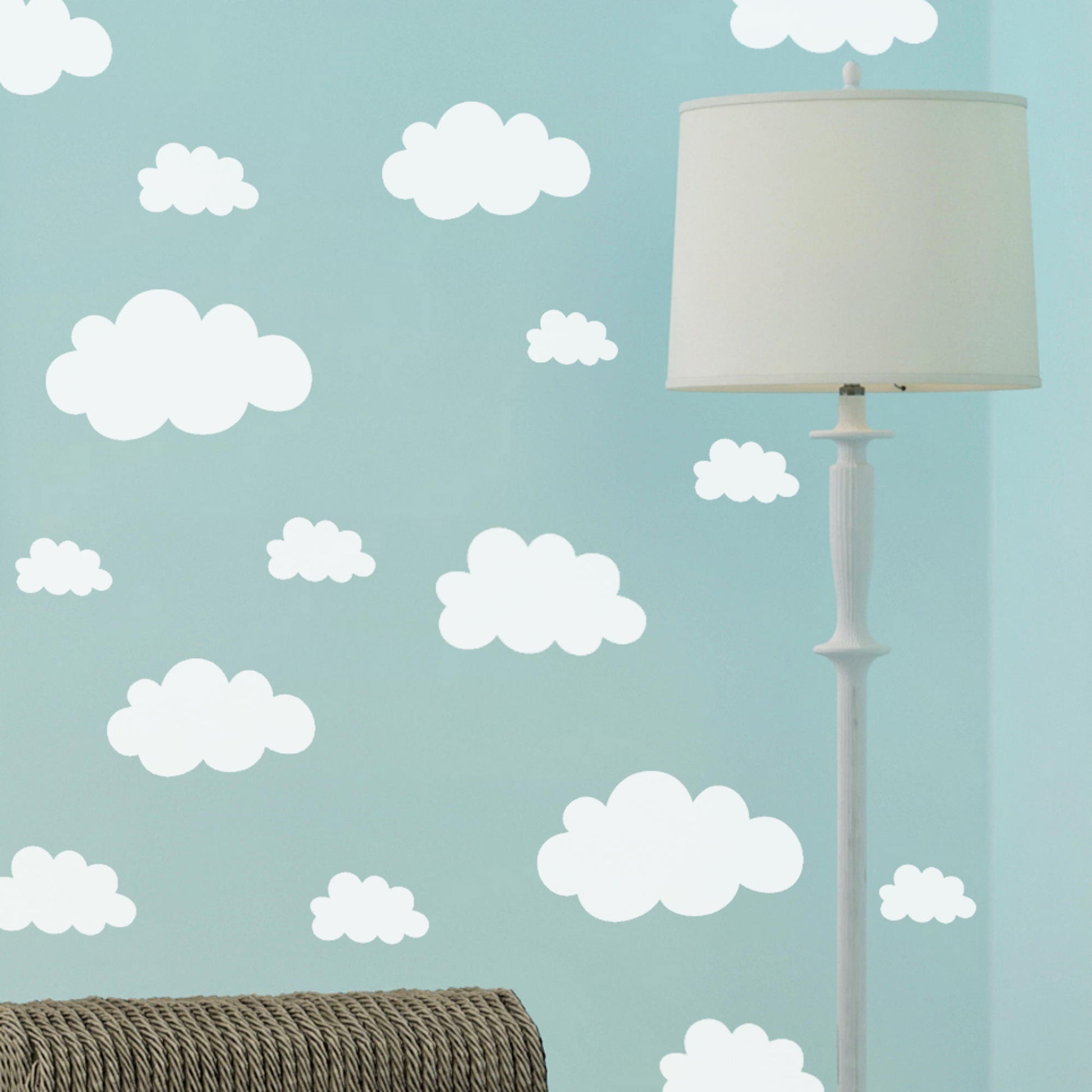 cute cloud wall decals