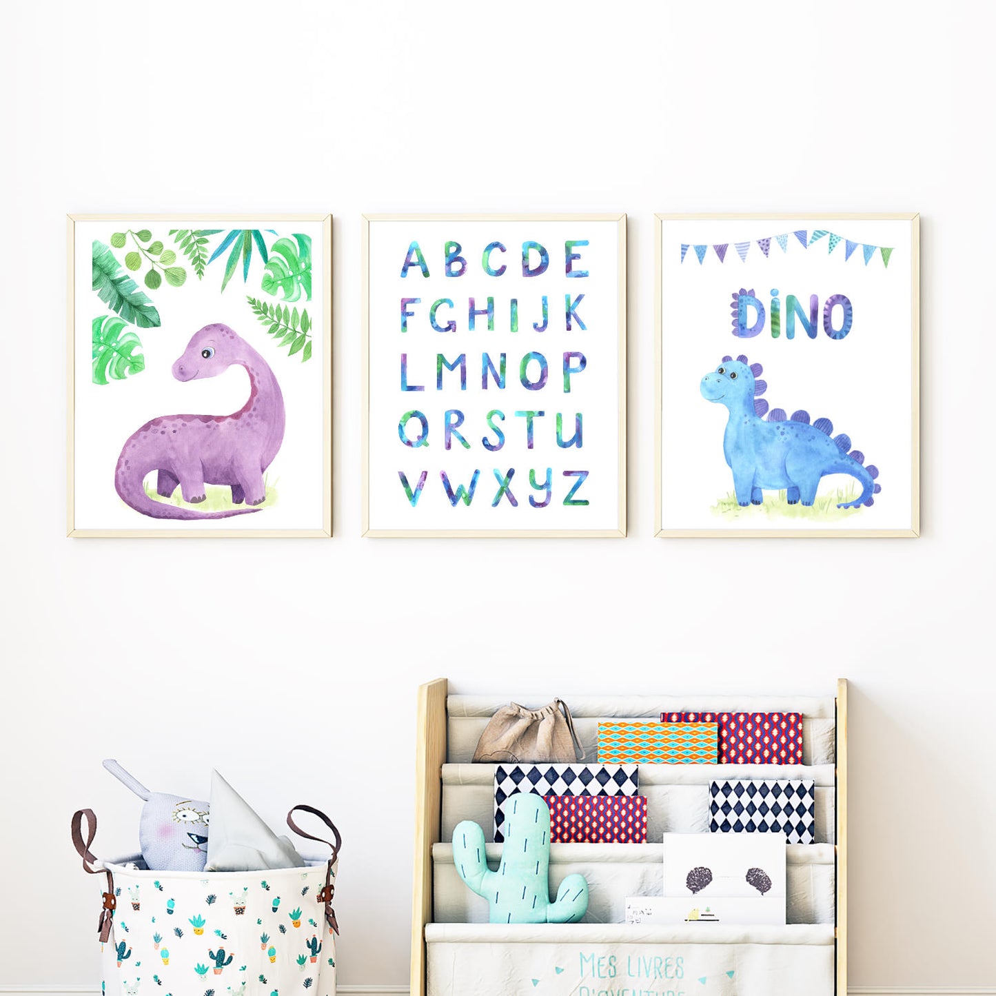 dinosaur alphabet print