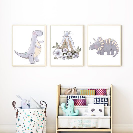 dinosaur nursery print