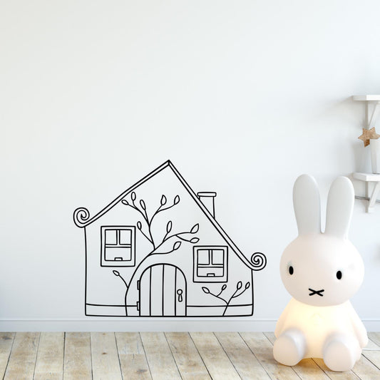 dollhouse wall decal