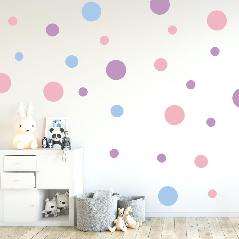 dot stickers assorted size colours