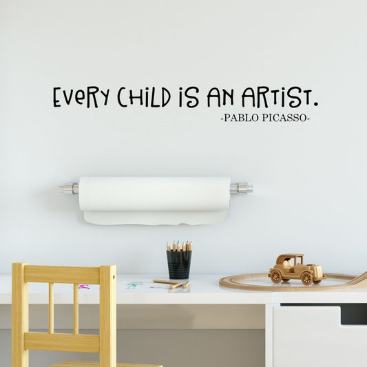 children art display wall decal