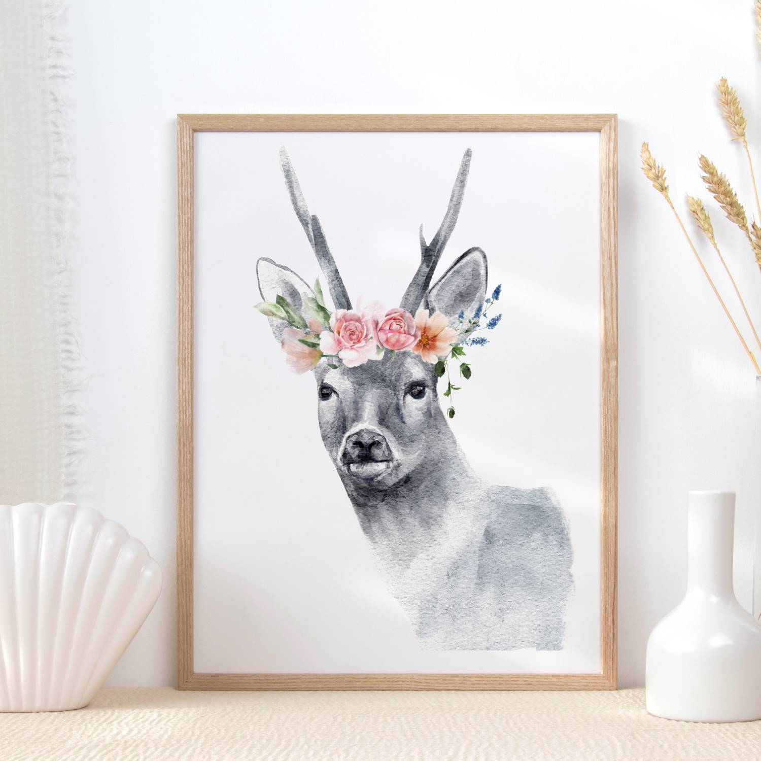 flower doe print