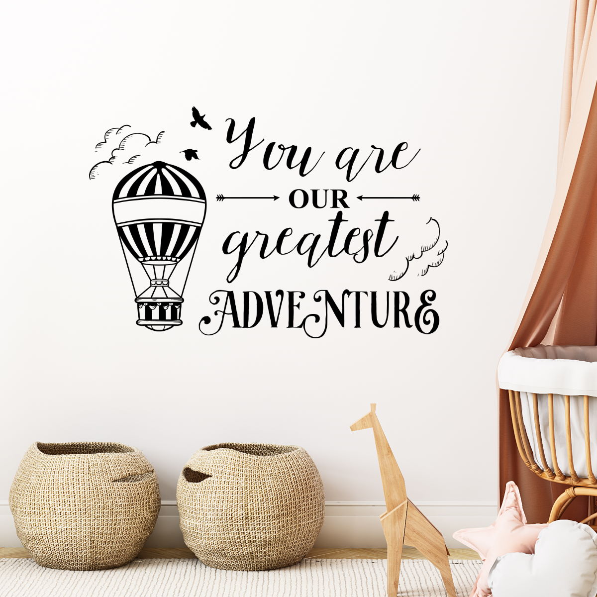 greatest adventure nursery wall decal