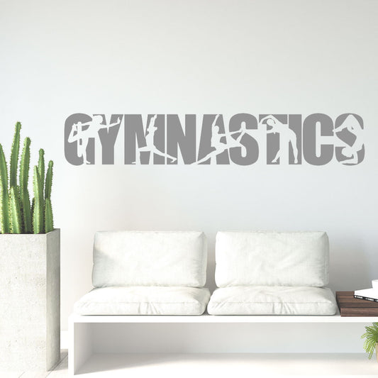 gymnastics wall decal