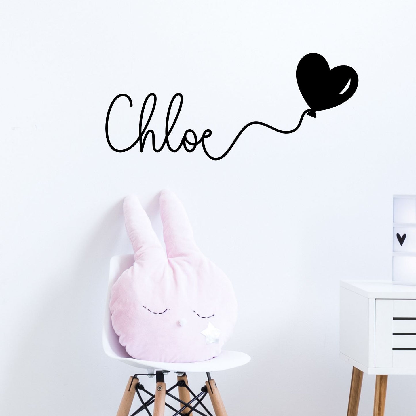 sweetheart custom name wall decal