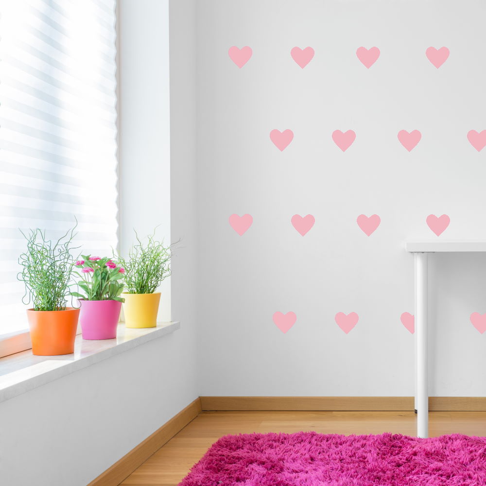 heart wall decals