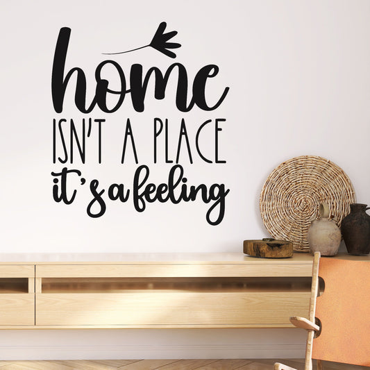 home is a feeling wall decal