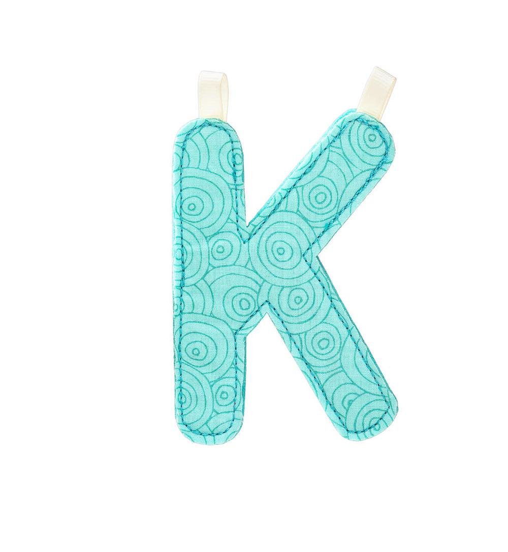 Fabric Alphabet letter by Lilliputiens