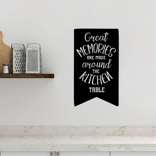 great memories kitchen decal