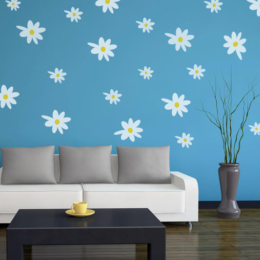 large daisy wall decals