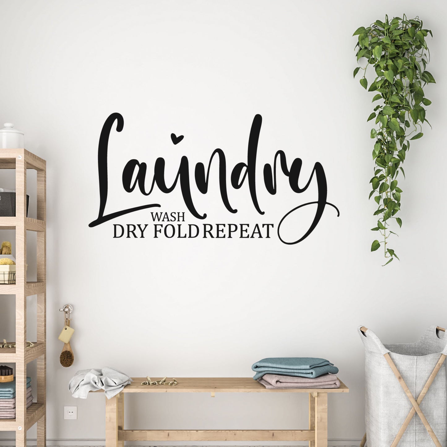repeat laundry wall decal