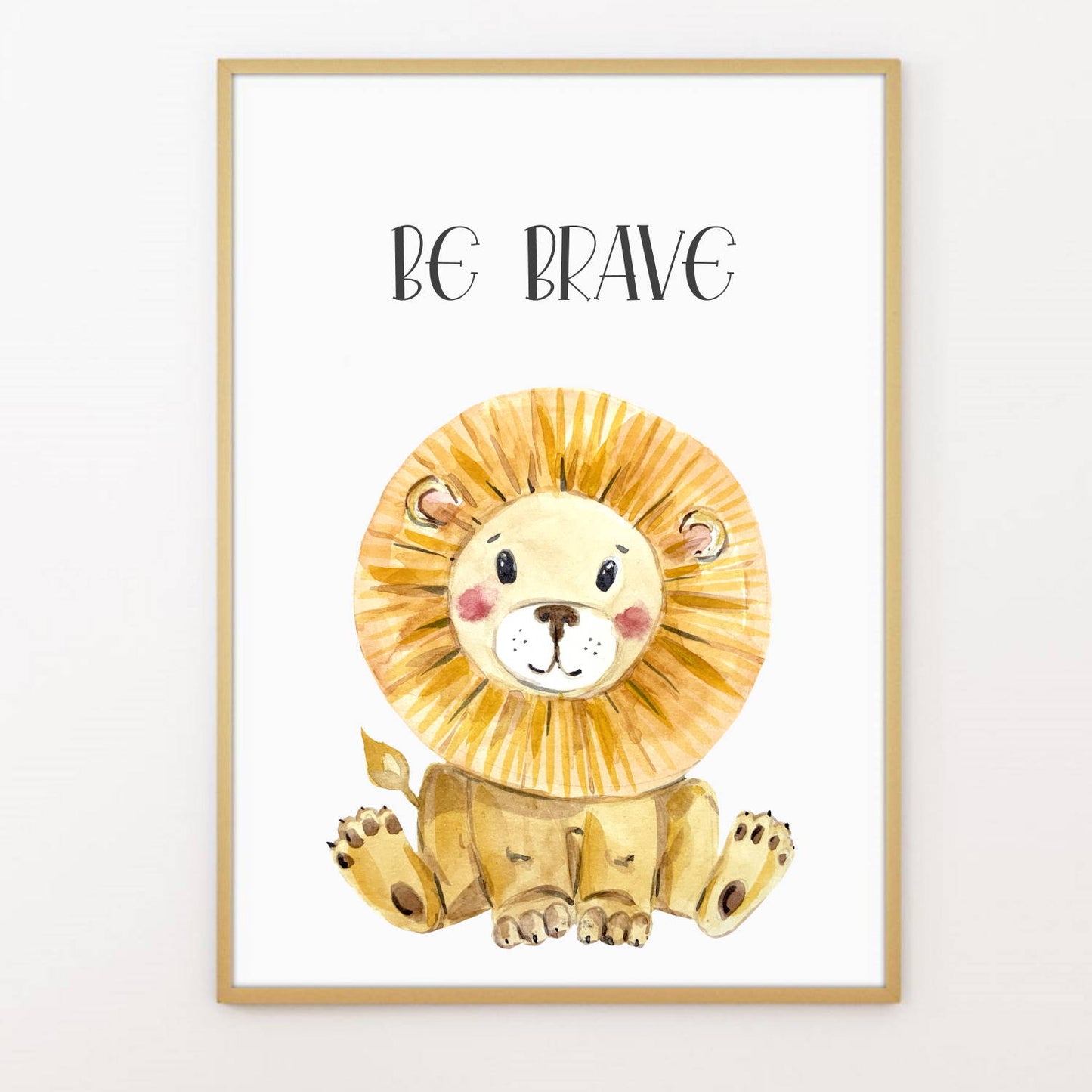 safari baby animal nursery prints